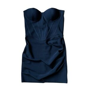 AKIRA Black Strapless Dress Bodycon Dress